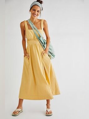 free people nya maxi dress Free People Nya Maxi Dress Size Large Pink Boho Plunge Neck Cut Out Split